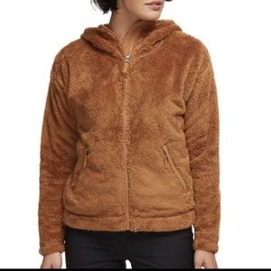 North face Jacket furry fleece hoodie